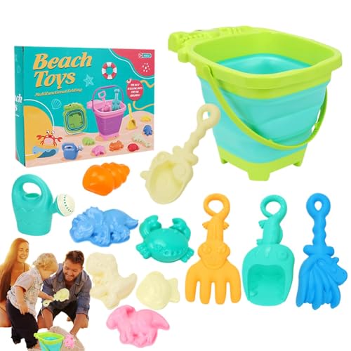 WJnflQN Sandeimer und Schaufeln Set, Kids Beach Toys - Cartoon Beach Spielzeug für Outdoor | Buntes Spielset mit faltbaren Schaufeln von Bucket, niedliche Reisebehörer für Reisen WJnflQN Sandeimer und Schaufeln Set, Kids Beach Toys - Cartoon Beach Spielzeug für Outdoor | Buntes Spielset mit faltbaren Schaufeln von Bucket, niedliche Reisebehörer für Reisen von WJnflQN