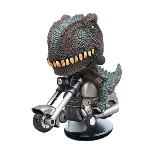 WJnflQN T-Rex Auto-Armaturenbrett-Figur,Tyrannosaurus Rex Auto-Figur | Treibender Dinosaurier auf Motorrad Figur | Kreative T-Rex-Dinosaurier-Dekoration, neuartige Dinosaurier-auf-Motorrad-Figur für WJnflQN T-Rex Auto-Armaturenbrett-Figur,Tyrannosaurus Rex Auto-Figur | Treibender Dinosaurier auf Motorrad Figur | Kreative T-Rex-Dinosaurier-Dekoration, neuartige Dinosaurier-auf-Motorrad-Figur für von WJnflQN
