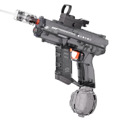 WJnflQN Wasserspritze Für Kinder - Automatische Wasserspritzpistole,800ml Elektrischer Großer Tank Mit LED Weitreichend Outdoor Spaß Für Pool Garten Kinder Erwachsene von WJnflQN