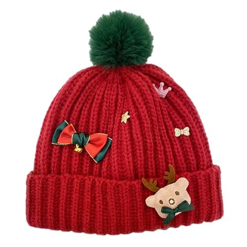WJnflQN Weihnachtsmützen für Erwachsene, Weihnachtsmütze, Gestrickte warme Weihnachtsmützen, Winterstrickmütze, Wollmütze, Weihnachtsmütze für Neujahrspartys WJnflQN Weihnachtsmützen für Erwachsene, Weihnachtsmütze, Gestrickte warme Weihnachtsmützen, Winterstrickmütze, Wollmütze, Weihnachtsmütze für Neujahrspartys von WJnflQN