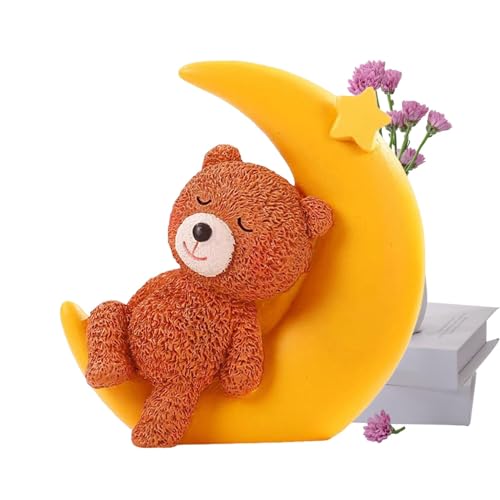 WJnflQN - und Mondkuchendekorationen, und Mondkuchentopper - Dekorative Skulptur für Schreibtisch | Desktop Mondstatue -Orament für Babyparty, Harz -Figur -Kuchendekoration WJnflQN - und Mondkuchendekorationen, und Mondkuchentopper - Dekorative Skulptur für Schreibtisch | Desktop Mondstatue -Orament für Babyparty, Harz -Figur -Kuchendekoration von WJnflQN