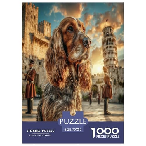 Afghanischer Hund Puzzle 1000 Teile Schwer Puzzle Spielzeug Lernspiel Impossible Herausforderungsspielzeug Für Erwachsene Und Kinder Ab 12 Jahren 70x50cm/1000pcs von WKASLDNS
