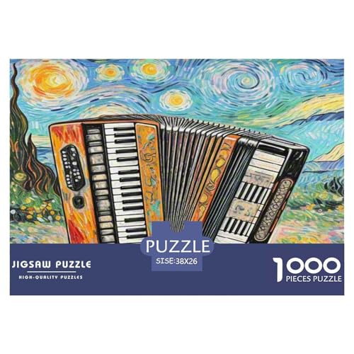 Akkordeon Puzzle 1000-teilige Schwer Puzzle Spielzeug Pädagogisches Spiel Impossible Herausforderungsspielzeug Für Erwachsene Und Kinder in Bewährter 38x26cm/1000pcs Akkordeon Puzzle 1000-teilige Schwer Puzzle Spielzeug Pädagogisches Spiel Impossible Herausforderungsspielzeug Für Erwachsene Und Kinder in Bewährter 38x26cm/1000pcs von WKASLDNS