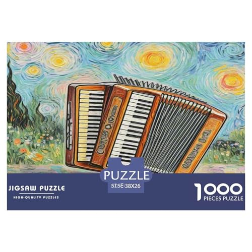 Akkordeon Puzzles 1000 Teile Schwer Puzzle Spielzeug Pädagogisches Spiel Impossible Herausforderungsspielzeug Für Erwachsene Und Kinder in Bewährter 38x26cm/1000pcs Akkordeon Puzzles 1000 Teile Schwer Puzzle Spielzeug Pädagogisches Spiel Impossible Herausforderungsspielzeug Für Erwachsene Und Kinder in Bewährter 38x26cm/1000pcs von WKASLDNS