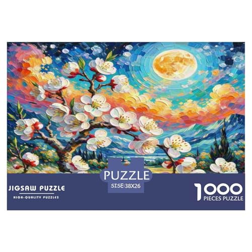 Aprikosenblüte Puzzles 1000-teilige Schwer Puzzle Spielzeug Lernspiel Impossible Herausforderungsspielzeug Für Erwachsene Kinder 38x26cm/1000pcs Aprikosenblüte Puzzles 1000-teilige Schwer Puzzle Spielzeug Lernspiel Impossible Herausforderungsspielzeug Für Erwachsene Kinder 38x26cm/1000pcs von WKASLDNS