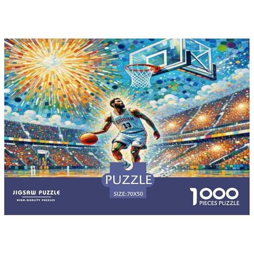 Basketball Puzzle 1000-teilige Schwer Puzzle Spielzeug Pädagogisches Spiel Impossible Herausforderung Spielzeug Für Erwachsene Und Kinder Ab 12 Jahren 70x50cm/1000pcs Basketball Puzzle 1000-teilige Schwer Puzzle Spielzeug Pädagogisches Spiel Impossible Herausforderung Spielzeug Für Erwachsene Und Kinder Ab 12 Jahren 70x50cm/1000pcs von WKASLDNS