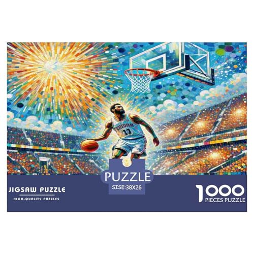 Basketball Puzzle 1000-teilige Schwer Puzzle Spielzeug Pädagogisches Spiel Impossible Herausforderungsspielzeug Für Erwachsene Und Kinder in Bewährter 38x26cm/1000pcs Basketball Puzzle 1000-teilige Schwer Puzzle Spielzeug Pädagogisches Spiel Impossible Herausforderungsspielzeug Für Erwachsene Und Kinder in Bewährter 38x26cm/1000pcs von WKASLDNS