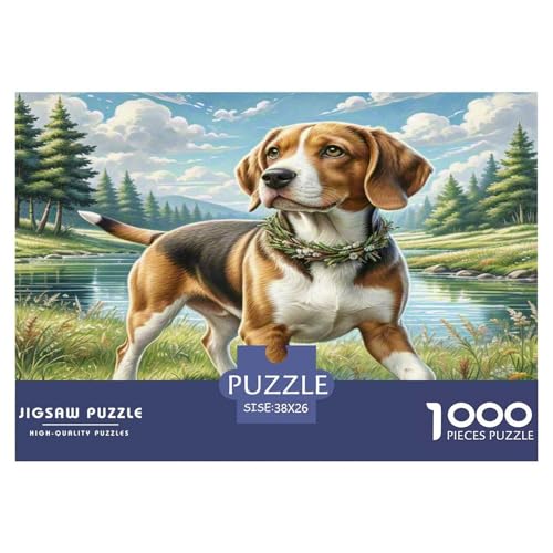 Beagle Puzzle 1000 Teile Schwer Puzzle Spielzeug Pädagogisches Spiel Impossible Herausforderungsspielzeug Für Erwachsene Kinder 38x26cm/1000pcs Beagle Puzzle 1000 Teile Schwer Puzzle Spielzeug Pädagogisches Spiel Impossible Herausforderungsspielzeug Für Erwachsene Kinder 38x26cm/1000pcs von WKASLDNS