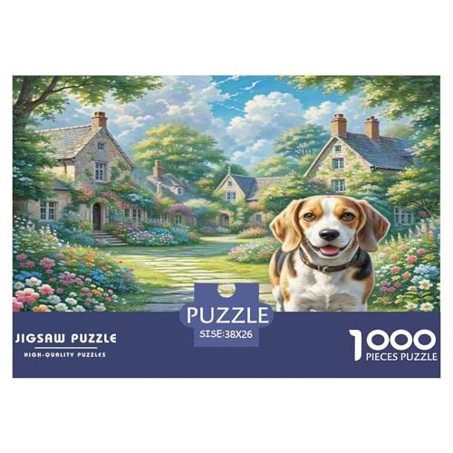 Beagle Puzzle 1000 Teile Schwer Puzzle Spielzeug Pädagogisches Spiel Impossible Herausforderungsspielzeug Für Erwachsene Kinder 38x26cm/1000pcs Beagle Puzzle 1000 Teile Schwer Puzzle Spielzeug Pädagogisches Spiel Impossible Herausforderungsspielzeug Für Erwachsene Kinder 38x26cm/1000pcs von WKASLDNS
