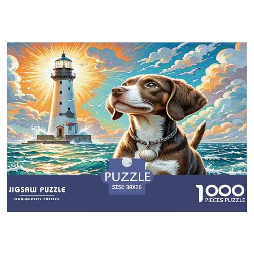 Beagle Puzzle 1000-teilige Schwer Puzzle Spielzeug Pädagogisches Spiel Impossible Herausforderung Spielzeug Für Erwachsene Kinder 38x26cm/1000pcs Beagle Puzzle 1000-teilige Schwer Puzzle Spielzeug Pädagogisches Spiel Impossible Herausforderung Spielzeug Für Erwachsene Kinder 38x26cm/1000pcs von WKASLDNS