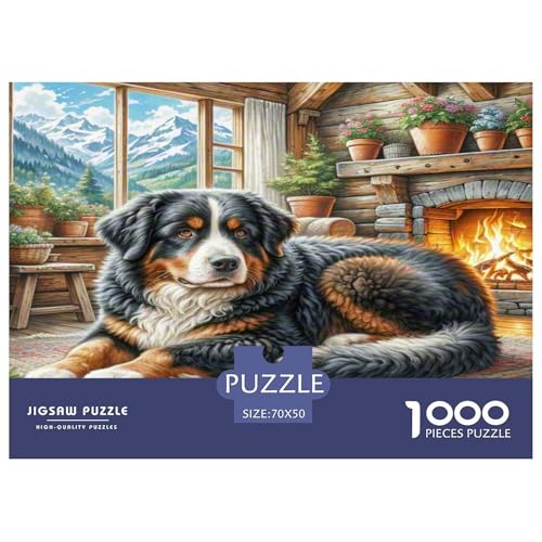Berner Berghund Puzzle 1000-teilige Schwer Puzzle Spielzeug Pädagogisches Spiel Impossible Herausforderungsspielzeug Für Erwachsene Kinder 70x50cm/1000pcs Berner Berghund Puzzle 1000-teilige Schwer Puzzle Spielzeug Pädagogisches Spiel Impossible Herausforderungsspielzeug Für Erwachsene Kinder 70x50cm/1000pcs von WKASLDNS