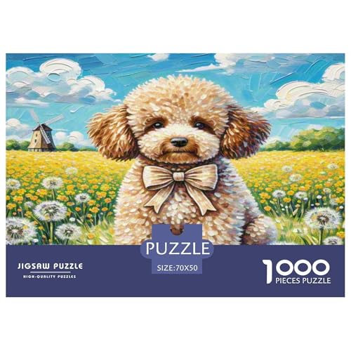 Bichon Frisé Puzzle 1000-teilige Schwer Puzzle Spielzeug Lernspiel Impossible Herausforderung Spielzeug Für Erwachsene Und Kinder in Bewährter 70x50cm/1000pcs Bichon Frisé Puzzle 1000-teilige Schwer Puzzle Spielzeug Lernspiel Impossible Herausforderung Spielzeug Für Erwachsene Und Kinder in Bewährter 70x50cm/1000pcs von WKASLDNS
