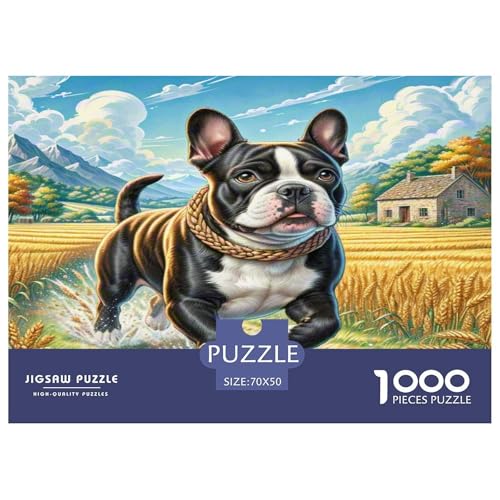 Bulldog Terrier Puzzles 1000 Teile Schwer Puzzle Spielzeug Lernspiel Impossible Herausforderungsspielzeug Für Erwachsene Und Kinder Ab 14 Jahren 70x50cm/1000pcs Bulldog Terrier Puzzles 1000 Teile Schwer Puzzle Spielzeug Lernspiel Impossible Herausforderungsspielzeug Für Erwachsene Und Kinder Ab 14 Jahren 70x50cm/1000pcs von WKASLDNS