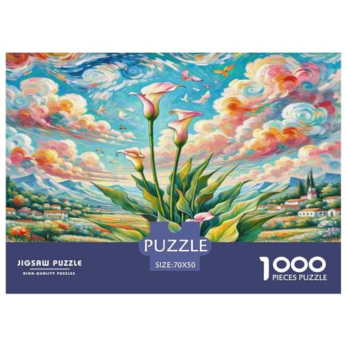Calla Lilie Puzzle 1000-teilige Schwer Puzzle Spielzeug Lernspiel Impossible Herausforderungsspielzeug Für Erwachsene Kinder 70x50cm/1000pcs Calla Lilie Puzzle 1000-teilige Schwer Puzzle Spielzeug Lernspiel Impossible Herausforderungsspielzeug Für Erwachsene Kinder 70x50cm/1000pcs von WKASLDNS