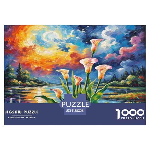 Calla Lilie Puzzles 1000 Teile Schwer Puzzle Spielzeug Lernspiel Impossible Herausforderung Spielzeug Für Erwachsene Und Kinder in Bewährter 38x26cm/1000pcs Calla Lilie Puzzles 1000 Teile Schwer Puzzle Spielzeug Lernspiel Impossible Herausforderung Spielzeug Für Erwachsene Und Kinder in Bewährter 38x26cm/1000pcs von WKASLDNS