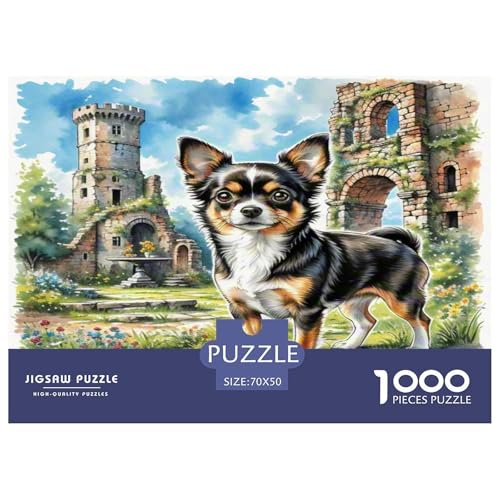 Chihuahua Puzzles 1000 Teile Schwer Puzzle Spielzeug Pädagogisches Spiel Impossible Herausforderungsspielzeug Für Erwachsene Und Kinder Ab 12 Jahren 70x50cm/1000pcs Chihuahua Puzzles 1000 Teile Schwer Puzzle Spielzeug Pädagogisches Spiel Impossible Herausforderungsspielzeug Für Erwachsene Und Kinder Ab 12 Jahren 70x50cm/1000pcs von WKASLDNS