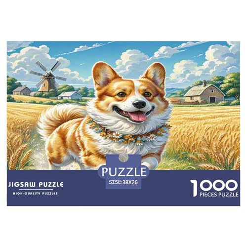 Corgi Puzzle 1000-teilige Schwer Puzzle Spielzeug Lernspiel Impossible Herausforderungsspielzeug Für Erwachsene Und Kinder Ab 14 Jahren 38x26cm/1000pcs Corgi Puzzle 1000-teilige Schwer Puzzle Spielzeug Lernspiel Impossible Herausforderungsspielzeug Für Erwachsene Und Kinder Ab 14 Jahren 38x26cm/1000pcs von WKASLDNS