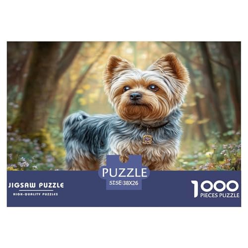 Cute Haustierhund Puzzle 1000 Teile Schwer Puzzle Spielzeug Lernspiel Impossible Herausforderungsspielzeug Für Erwachsene Und Kinder Ab 14 Jahren 38x26cm/1000pcs von WKASLDNS