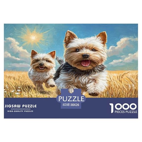 Cute Haustierhund Puzzle 1000 Teile Schwer Puzzle Spielzeug Lernspiel Impossible Herausforderungsspielzeug Für Erwachsene Und Kinder Ab 14 Jahren 38x26cm/1000pcs von WKASLDNS