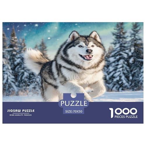 Cute Haustierhund Puzzle 1000 Teile Schwer Puzzle Spielzeug Lernspiel Impossible Herausforderungsspielzeug Für Erwachsene Und Kinder Ab 14 Jahren 70x50cm/1000pcs von WKASLDNS