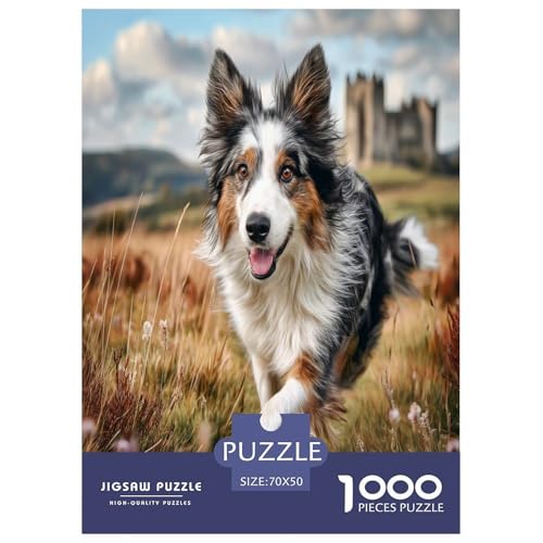 Cute Haustierhund Puzzles 1000 Teile Schwer Puzzle Spielzeug Lernspiel Impossible Herausforderungsspielzeug Für Erwachsene Und Kinder Ab 12 Jahren 70x50cm/1000pcs von WKASLDNS