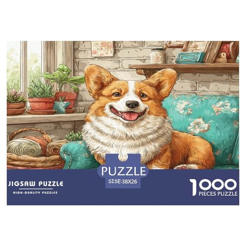 Cute Haustierhund Puzzles 1000 Teile Schwer Puzzle Spielzeug Lernspiel Impossible Herausforderungsspielzeug Für Erwachsene Und Kinder Ab 14 Jahren 38x26cm/1000pcs Cute Haustierhund Puzzles 1000 Teile Schwer Puzzle Spielzeug Lernspiel Impossible Herausforderungsspielzeug Für Erwachsene Und Kinder Ab 14 Jahren 38x26cm/1000pcs von WKASLDNS