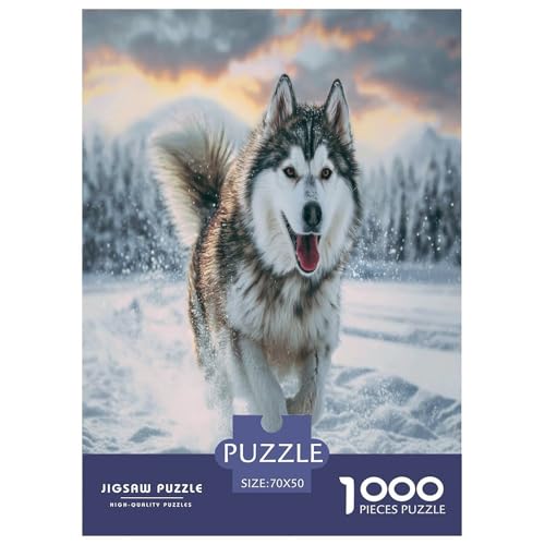 Cute Haustierhund Puzzles 1000 Teile Schwer Puzzle Spielzeug Lernspiel Impossible Herausforderungsspielzeug Für Erwachsene Und Kinder Ab 14 Jahren 70x50cm/1000pcs von WKASLDNS