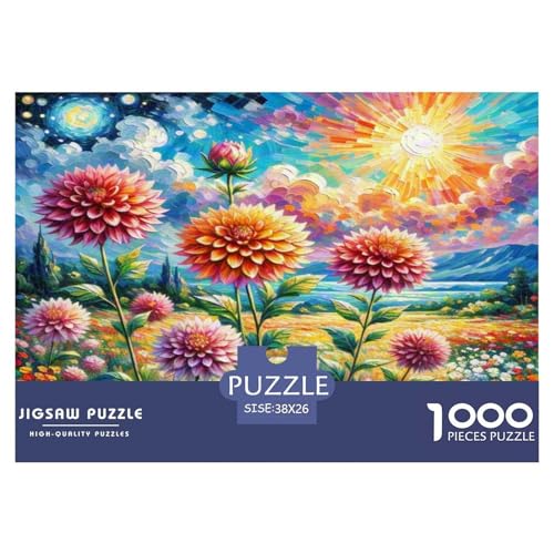 Dahlia Puzzle 1000 Teile Schwer Puzzle Spielzeug Lernspiel Impossible Herausforderung Spielzeug Für Erwachsene Und Kinder Ab 12 Jahren 38x26cm/1000pcs Dahlia Puzzle 1000 Teile Schwer Puzzle Spielzeug Lernspiel Impossible Herausforderung Spielzeug Für Erwachsene Und Kinder Ab 12 Jahren 38x26cm/1000pcs von WKASLDNS