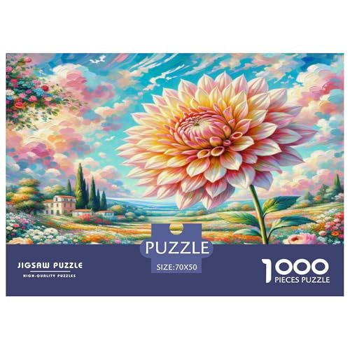 Dahlia Puzzle 1000 Teile Schwer Puzzle Spielzeug Pädagogisches Spiel Impossible Herausforderungsspielzeug Für Erwachsene Und Kinder Ab 14 Jahren 70x50cm/1000pcs Dahlia Puzzle 1000 Teile Schwer Puzzle Spielzeug Pädagogisches Spiel Impossible Herausforderungsspielzeug Für Erwachsene Und Kinder Ab 14 Jahren 70x50cm/1000pcs von WKASLDNS
