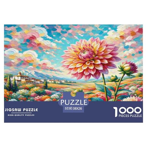 Dahlia Puzzle 1000-teilige Schwer Puzzle Spielzeug Pädagogisches Spiel Impossible Herausforderungsspielzeug Für Erwachsene Kinder 38x26cm/1000pcs Dahlia Puzzle 1000-teilige Schwer Puzzle Spielzeug Pädagogisches Spiel Impossible Herausforderungsspielzeug Für Erwachsene Kinder 38x26cm/1000pcs von WKASLDNS