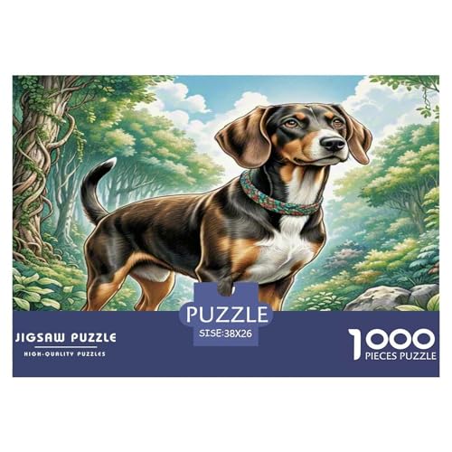 Deerhound Puzzles 1000 Teile Schwer Puzzle Spielzeug Pädagogisches Spiel Impossible Herausforderung Spielzeug Für Erwachsene Und Kinder in Bewährter 38x26cm/1000pcs von WKASLDNS