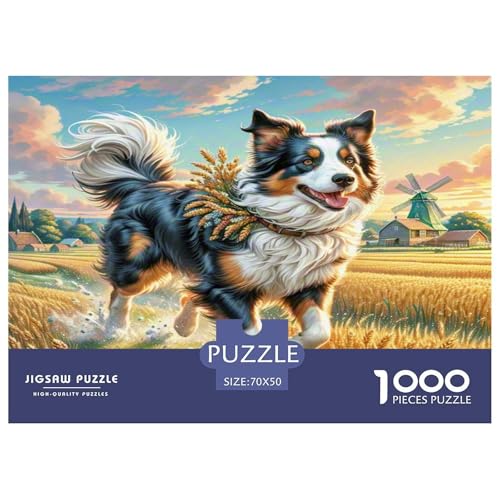 Der Border Collie Puzzle 1000 Teile Schwer Puzzle Spielzeug Lernspiel Impossible Herausforderung Spielzeug Für Erwachsene Und Kinder Ab 14 Jahren 70x50cm/1000pcs Der Border Collie Puzzle 1000 Teile Schwer Puzzle Spielzeug Lernspiel Impossible Herausforderung Spielzeug Für Erwachsene Und Kinder Ab 14 Jahren 70x50cm/1000pcs von WKASLDNS