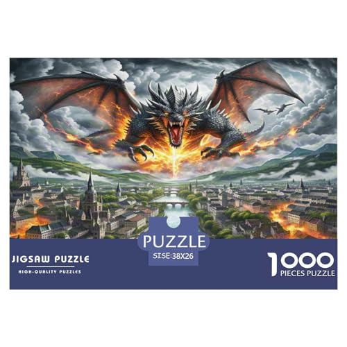 Der Drache Puzzles 1000 Teile Schwer Puzzle Spielzeug Pädagogisches Spiel Impossible Herausforderungsspielzeug Für Erwachsene Und Kinder in Bewährter 38x26cm/1000pcs Der Drache Puzzles 1000 Teile Schwer Puzzle Spielzeug Pädagogisches Spiel Impossible Herausforderungsspielzeug Für Erwachsene Und Kinder in Bewährter 38x26cm/1000pcs von WKASLDNS