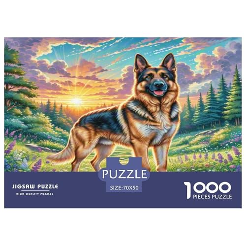 Deutscher SchäfErhund Puzzles 1000 Teile Schwer Puzzle Spielzeug Lernspiel Impossible Herausforderungsspielzeug Für Erwachsene Und Kinder in Bewährter 70x50cm/1000pcs Deutscher SchäfErhund Puzzles 1000 Teile Schwer Puzzle Spielzeug Lernspiel Impossible Herausforderungsspielzeug Für Erwachsene Und Kinder in Bewährter 70x50cm/1000pcs von WKASLDNS