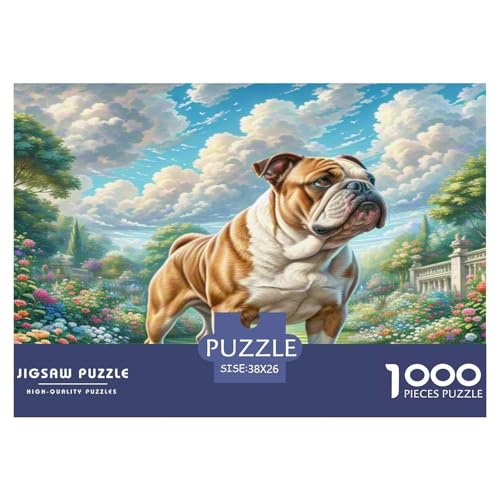 Englischer Bulldog Puzzles 1000-teilige Schwer Puzzle Spielzeug Lernspiel Impossible Herausforderungsspielzeug Für Erwachsene Und Kinder in Bewährter 38x26cm/1000pcs Englischer Bulldog Puzzles 1000-teilige Schwer Puzzle Spielzeug Lernspiel Impossible Herausforderungsspielzeug Für Erwachsene Und Kinder in Bewährter 38x26cm/1000pcs von WKASLDNS
