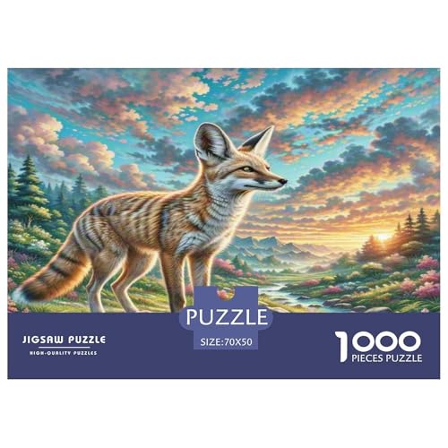 Fennec Fuchs Puzzle 1000 Teile Schwer Puzzle Spielzeug Lernspiel Impossible Herausforderung Spielzeug Für Erwachsene Und Kinder in Bewährter 70x50cm/1000pcs Fennec Fuchs Puzzle 1000 Teile Schwer Puzzle Spielzeug Lernspiel Impossible Herausforderung Spielzeug Für Erwachsene Und Kinder in Bewährter 70x50cm/1000pcs von WKASLDNS