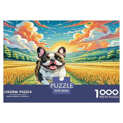 Französische Bulldogge Puzzles 1000 Teile Schwer Puzzle Spielzeug Pädagogisches Spiel Impossible Herausforderung Spielzeug Für Erwachsene Kinder 38x26cm/1000pcs Französische Bulldogge Puzzles 1000 Teile Schwer Puzzle Spielzeug Pädagogisches Spiel Impossible Herausforderung Spielzeug Für Erwachsene Kinder 38x26cm/1000pcs von WKASLDNS