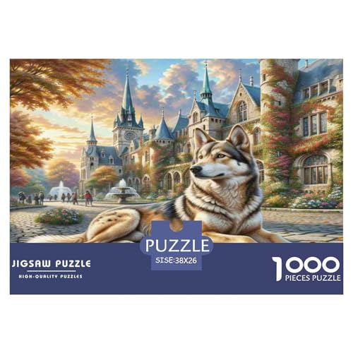 Französischer Wolfhund Puzzles 1000-teilige Schwer Puzzle Spielzeug Lernspiel Impossible Herausforderungsspielzeug Für Erwachsene Kinder 38x26cm/1000pcs Französischer Wolfhund Puzzles 1000-teilige Schwer Puzzle Spielzeug Lernspiel Impossible Herausforderungsspielzeug Für Erwachsene Kinder 38x26cm/1000pcs von WKASLDNS