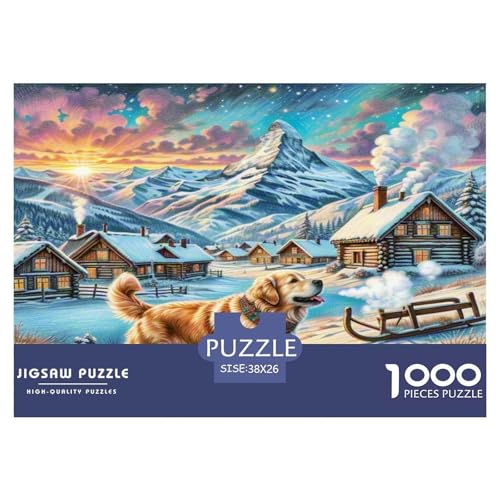 Goldener Retriever Puzzle 1000 Teile Schwer Puzzle Spielzeug Lernspiel Impossible Herausforderungsspielzeug Für Erwachsene Kinder 38x26cm/1000pcs Goldener Retriever Puzzle 1000 Teile Schwer Puzzle Spielzeug Lernspiel Impossible Herausforderungsspielzeug Für Erwachsene Kinder 38x26cm/1000pcs von WKASLDNS