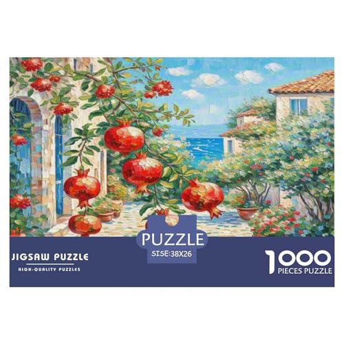 Granatapfelblüte Puzzles 1000 Teile Schwer Puzzle Spielzeug Lernspiel Impossible Herausforderung Spielzeug Für Erwachsene Und Kinder Ab 12 Jahren 38x26cm/1000pcs Granatapfelblüte Puzzles 1000 Teile Schwer Puzzle Spielzeug Lernspiel Impossible Herausforderung Spielzeug Für Erwachsene Und Kinder Ab 12 Jahren 38x26cm/1000pcs von WKASLDNS