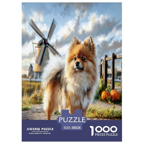 Haustierhund Puzzle 1000 Teile Schwer Puzzle Spielzeug Lernspiel Impossible Herausforderungsspielzeug Für Erwachsene Und Kinder Ab 14 Jahren 38x26cm/1000pcs von WKASLDNS