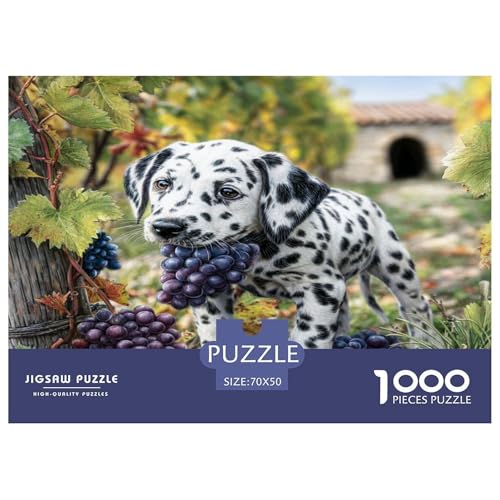 Haustierhund Puzzle 1000 Teile Schwer Puzzle Spielzeug Lernspiel Impossible Herausforderungsspielzeug Für Erwachsene Und Kinder Ab 14 Jahren 70x50cm/1000pcs von WKASLDNS