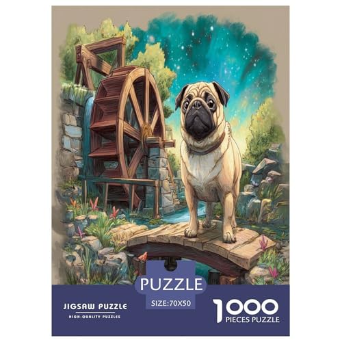 Haustierhund Puzzle 1000 Teile Schwer Puzzle Spielzeug Lernspiel Impossible Herausforderungsspielzeug Für Erwachsene Und Kinder Ab 14 Jahren 70x50cm/1000pcs Haustierhund Puzzle 1000 Teile Schwer Puzzle Spielzeug Lernspiel Impossible Herausforderungsspielzeug Für Erwachsene Und Kinder Ab 14 Jahren 70x50cm/1000pcs von WKASLDNS