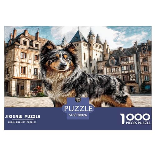 Haustierhund Puzzle 1000-teilige Schwer Puzzle Spielzeug Lernspiel Impossible Herausforderungsspielzeug Für Erwachsene Und Kinder Ab 12 Jahren 38x26cm/1000pcs Haustierhund Puzzle 1000-teilige Schwer Puzzle Spielzeug Lernspiel Impossible Herausforderungsspielzeug Für Erwachsene Und Kinder Ab 12 Jahren 38x26cm/1000pcs von WKASLDNS