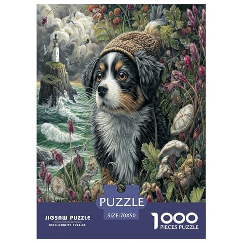 Haustierhund Puzzles 1000 Teile Schwer Puzzle Spielzeug Lernspiel Impossible Herausforderung Spielzeug Für Erwachsene Und Kinder Ab 14 Jahren 70x50cm/1000pcs Haustierhund Puzzles 1000 Teile Schwer Puzzle Spielzeug Lernspiel Impossible Herausforderung Spielzeug Für Erwachsene Und Kinder Ab 14 Jahren 70x50cm/1000pcs von WKASLDNS