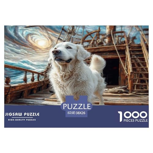 Haustierhund Puzzles 1000 Teile Schwer Puzzle Spielzeug Lernspiel Impossible Herausforderungsspielzeug Für Erwachsene Und Kinder Ab 14 Jahren 38x26cm/1000pcs von WKASLDNS