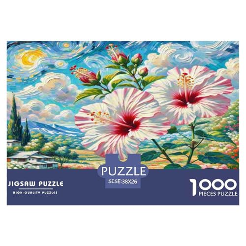 Hibiscus Puzzle 1000-teilige Schwer Puzzle Spielzeug Lernspiel Impossible Herausforderung Spielzeug Für Erwachsene Kinder 38x26cm/1000pcs Hibiscus Puzzle 1000-teilige Schwer Puzzle Spielzeug Lernspiel Impossible Herausforderung Spielzeug Für Erwachsene Kinder 38x26cm/1000pcs von WKASLDNS