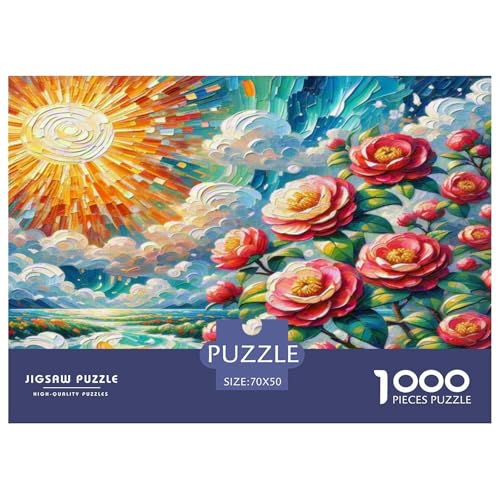 Kamellien Puzzle 1000-teilige Schwer Puzzle Spielzeug Pädagogisches Spiel Impossible Herausforderungsspielzeug Für Erwachsene Kinder 70x50cm/1000pcs Kamellien Puzzle 1000-teilige Schwer Puzzle Spielzeug Pädagogisches Spiel Impossible Herausforderungsspielzeug Für Erwachsene Kinder 70x50cm/1000pcs von WKASLDNS