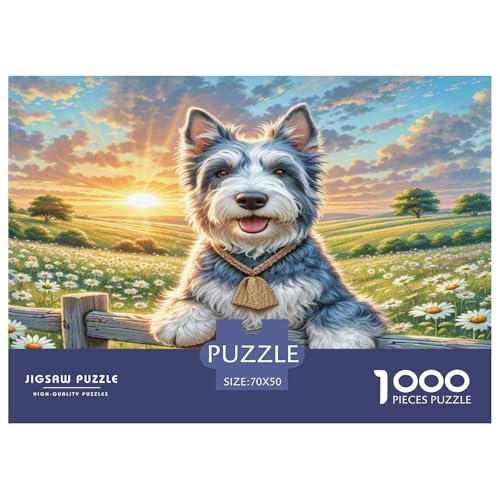 Kerry Blauer Terrier Puzzle 1000-teilige Schwer Puzzle Spielzeug Lernspiel Impossible Herausforderung Spielzeug Für Erwachsene Kinder 70x50cm/1000pcs Kerry Blauer Terrier Puzzle 1000-teilige Schwer Puzzle Spielzeug Lernspiel Impossible Herausforderung Spielzeug Für Erwachsene Kinder 70x50cm/1000pcs von WKASLDNS