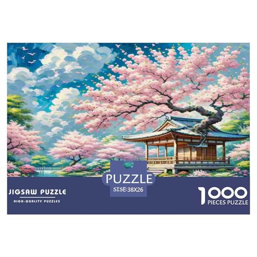 Kirschblüte Puzzle 1000 Teile Schwer Puzzle Spielzeug Lernspiel Impossible Herausforderung Spielzeug Für Erwachsene Und Kinder in Bewährter 38x26cm/1000pcs Kirschblüte Puzzle 1000 Teile Schwer Puzzle Spielzeug Lernspiel Impossible Herausforderung Spielzeug Für Erwachsene Und Kinder in Bewährter 38x26cm/1000pcs von WKASLDNS